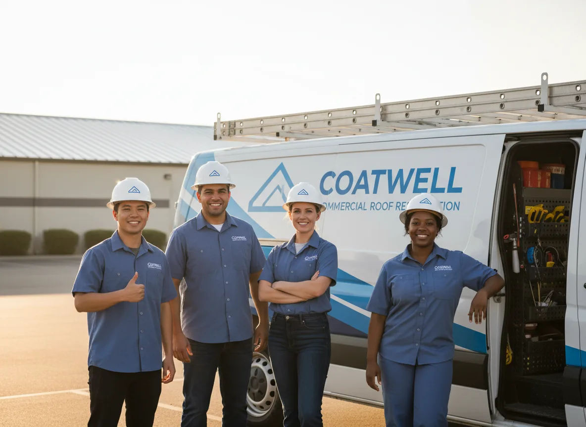 Commercial roof coating company in Meriden, WY